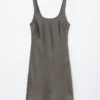 Satin-Slip-Minikleid