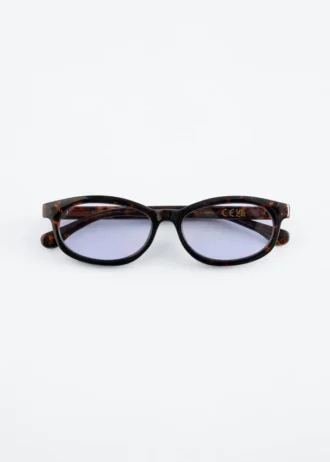 Schmale rechteckige Sonnenbrille