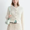 Seiden-Baumwoll-Cardigan Seiden-Baumwoll-Cardigan