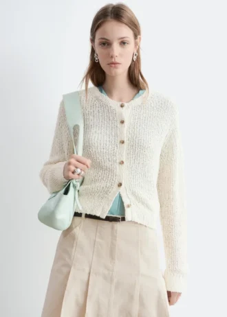 Seiden-Baumwoll-Cardigan