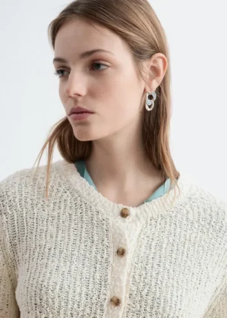 Seiden-Baumwoll-Cardigan