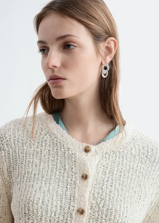 Seiden-Baumwoll-Cardigan Seiden-Baumwoll-Cardigan