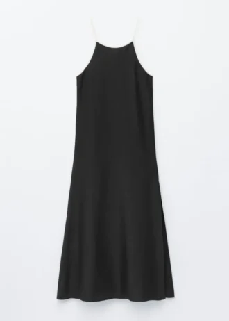 Seiden-Maxikleid mit Trägern