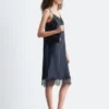 Seiden-Midikleid