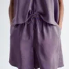 Seiden-Shorts mit Kordelzug Seiden-Shorts mit Kordelzug