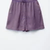 Seiden-Shorts mit Kordelzug Seiden-Shorts mit Kordelzug