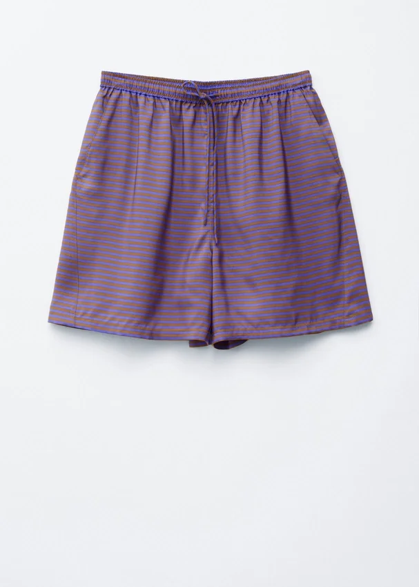 Seiden-Shorts mit Kordelzug Seiden-Shorts mit Kordelzug
