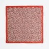 Seidenschal mit Blumenmuster
