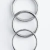 Set aus röhrenförmigen Armreifen Set aus röhrenförmigen Armreifen