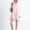 Shirtkleid mit tiefem Taillenbund Shirtkleid mit tiefem Taillenbund