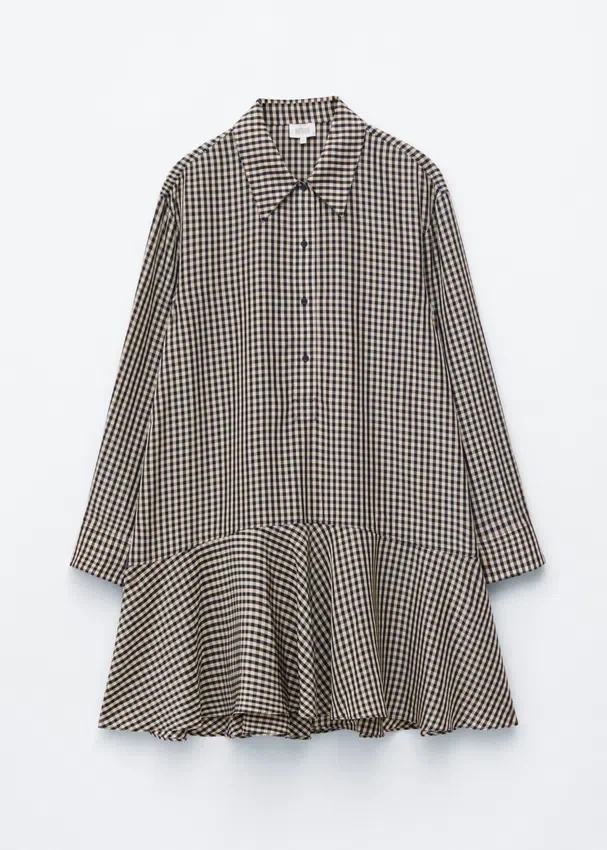 Shirtkleid mit tiefem Taillenbund Shirtkleid mit tiefem Taillenbund