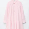 Shirtkleid mit tiefem Taillenbund Shirtkleid mit tiefem Taillenbund