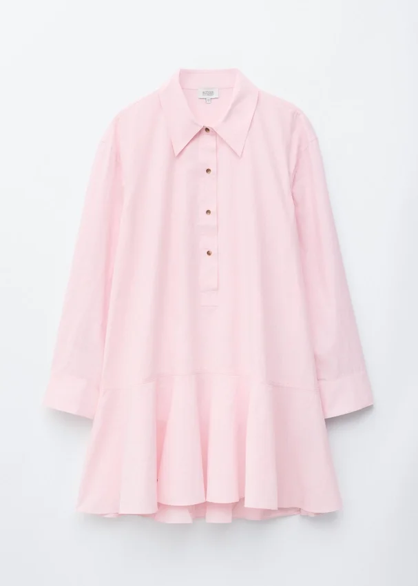 Shirtkleid mit tiefem Taillenbund Shirtkleid mit tiefem Taillenbund