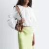 Skulpturale Bluse mit Kordelzug Skulpturale Bluse mit Kordelzug