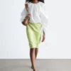 Skulpturale Bluse mit Kordelzug Skulpturale Bluse mit Kordelzug