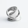 Skulpturaler Doppelwickelring Skulpturaler Doppelwickelring