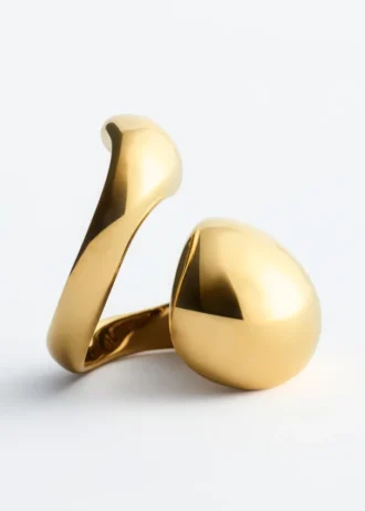 Skulpturaler Ring mit zwei Windungen Skulpturaler Ring mit zwei Windungen