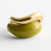 Skulpturales 2er-Ring-Set