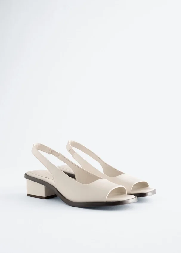 Slingback-Sandalen aus Nappaleder Slingback-Sandalen aus Nappaleder