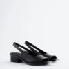 Slingback-Sandalen aus Nappaleder Slingback-Sandalen aus Nappaleder