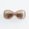 Sonnenbrille mit übergroßem ovalem Rahmen