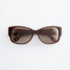 Sonnenbrille mit ovalem Rahmen
