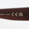 Sonnenbrille mit ovalem Rahmen
