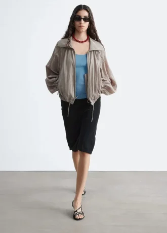 Sportliche Jacke aus Viskosemischung
