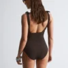 Strandkleid mit strukturierter Schleife Strandkleid mit strukturierter Schleife