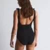 Strandkleid mit strukturierter Schleife Strandkleid mit strukturierter Schleife