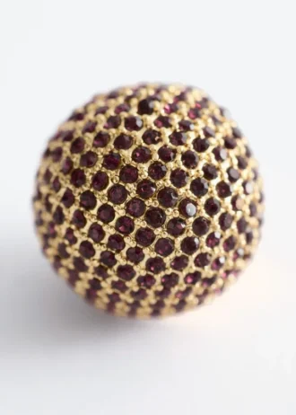 Strass-Kugel-Ohrringe