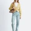 Strick-Cardigan aus Baumwolle mit Rippstrick Strick-Cardigan aus Baumwolle mit Rippstrick