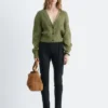 Strick-Cardigan aus Baumwolle mit Rippstrick Strick-Cardigan aus Baumwolle mit Rippstrick