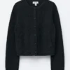 Strick-Cardigan mit Rippbündchen Strick-Cardigan mit Rippbündchen