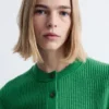 Strick-Cardigan mit Rippbündchen Strick-Cardigan mit Rippbündchen
