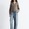 Strick-Cardigan mit Rippbündchen Strick-Cardigan mit Rippbündchen