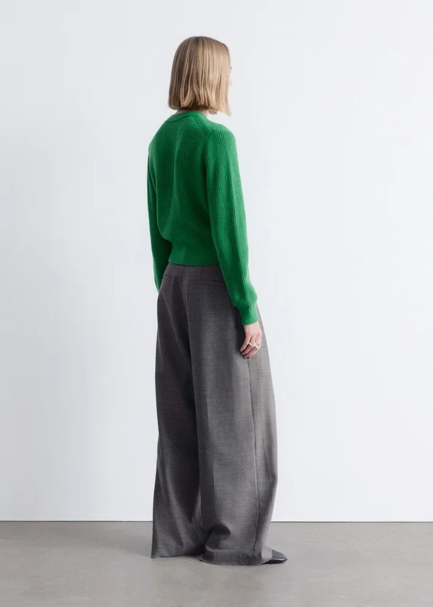 Strick-Cardigan mit Rippbündchen Strick-Cardigan mit Rippbündchen
