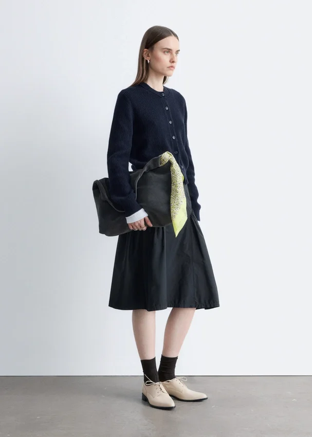 Strick-Cardigan mit Rippbündchen Strick-Cardigan mit Rippbündchen