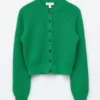 Strick-Cardigan mit Rippbündchen Strick-Cardigan mit Rippbündchen