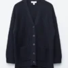 Strick-Cardigan mit Rippbündchen Strick-Cardigan mit Rippbündchen