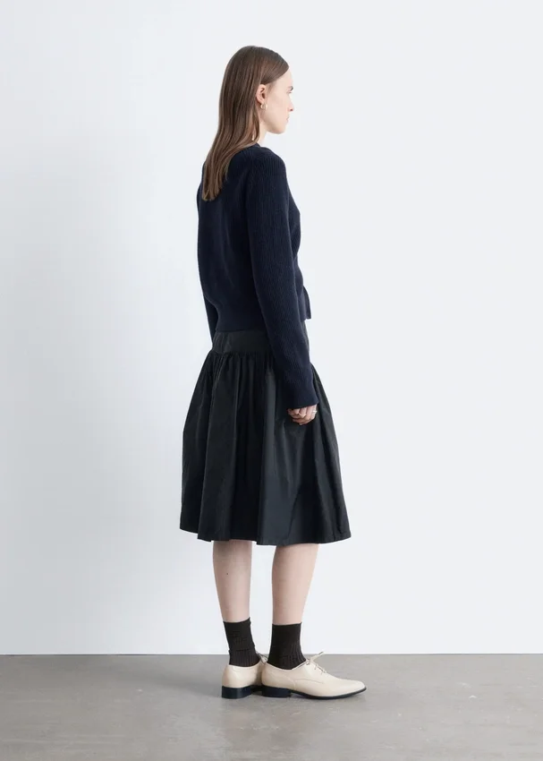 Strick-Cardigan mit Rippbündchen Strick-Cardigan mit Rippbündchen