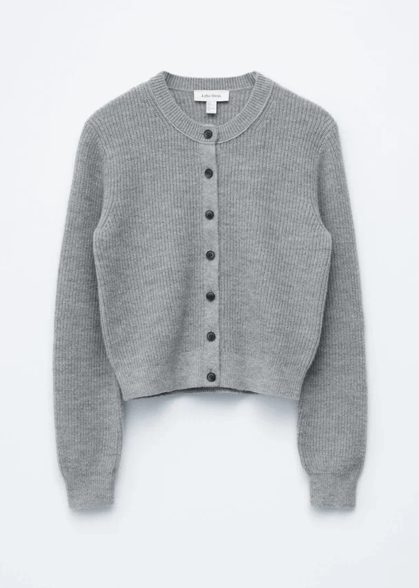 Strick-Cardigan mit Rippbündchen Strick-Cardigan mit Rippbündchen