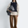 Strickpullover-Weste
