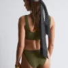 Strukturiertes Bikini-Oberteil