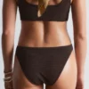 Strukturiertes Bikini-Oberteil