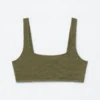 Strukturiertes Bikini-Oberteil