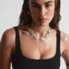 Strukturiertes Bikini-Oberteil mit quadratischem Ausschnitt Strukturiertes Bikini-Oberteil mit quadratischem Ausschnitt