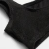 Strukturiertes Bikini-Oberteil mit quadratischem Ausschnitt Strukturiertes Bikini-Oberteil mit quadratischem Ausschnitt