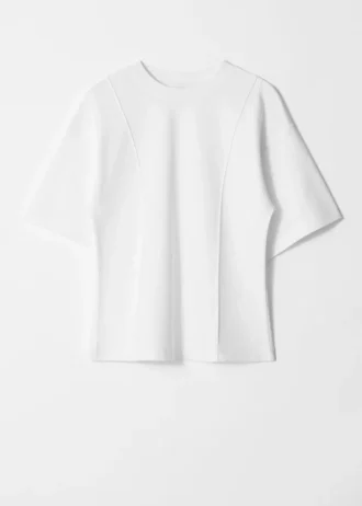 Strukturiertes T-Shirt