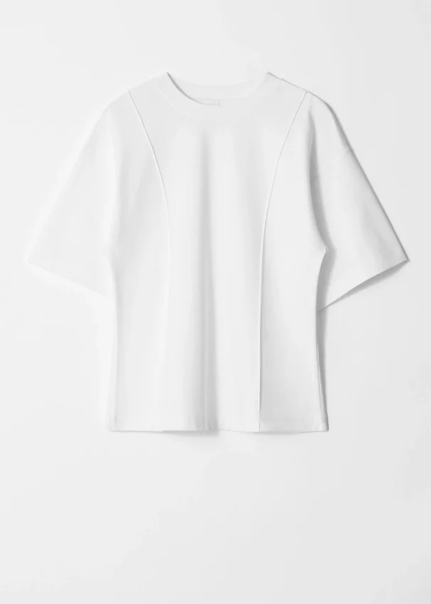 Strukturiertes T-Shirt Strukturiertes T-Shirt